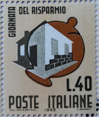 37 Italy, 1965， Post Stamps Postage Collection